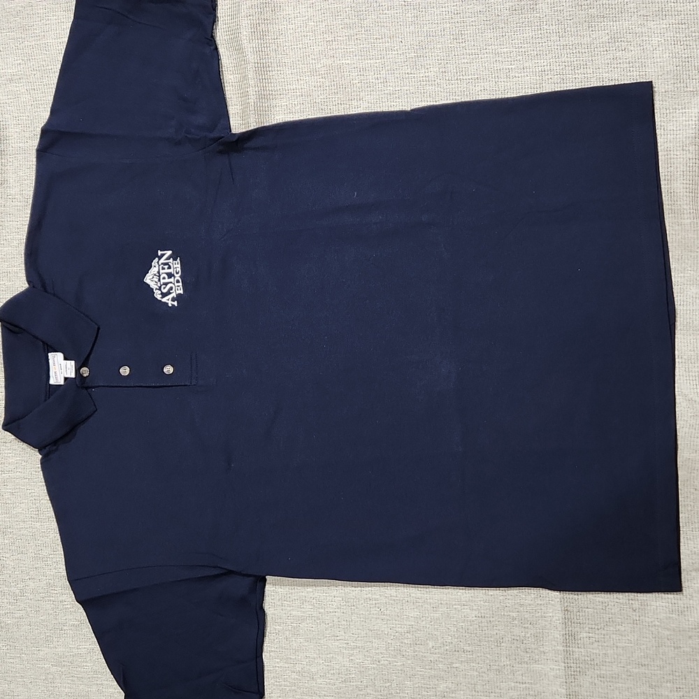 Vintage Y2K Coors Aspen Edge Embroidered Anvil Polo Shirt - Size Large